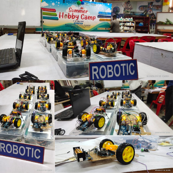 Summer Hoby Camp, Assam EduCare, Robotics Training